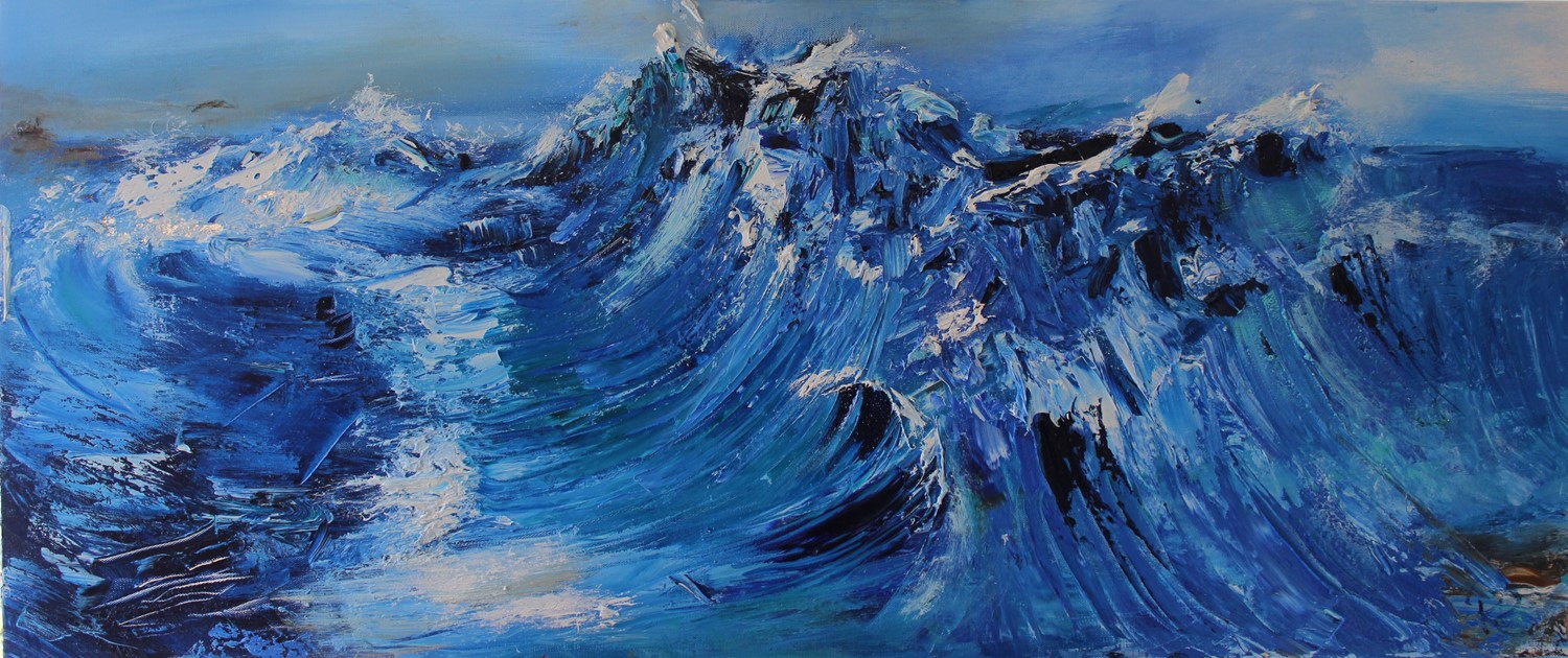 'Chasing Waves' by artist Rosanne Barr